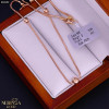 Rose gold necklace set #66980