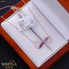 Rose gold necklace set #66600
