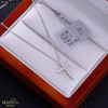 White gold necklace set #67564