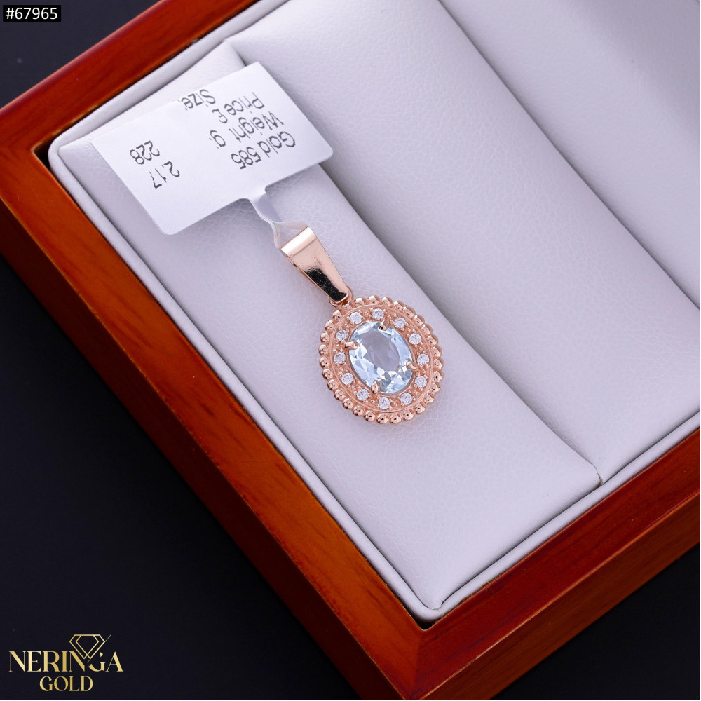 Rose gold pendant #67965