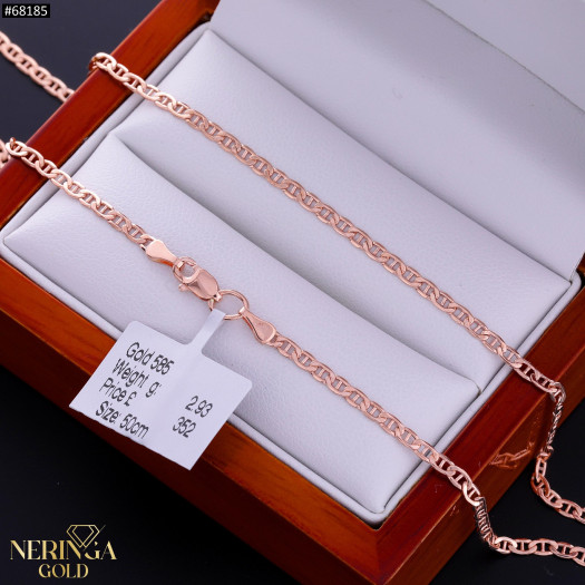 Rose gold chain #68185
