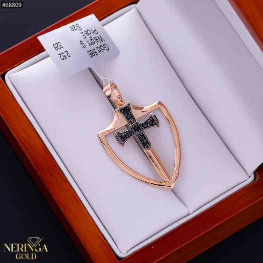 Rose gold pendant #68809