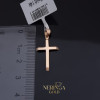 Rose gold cross pendant #69281