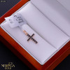 Rose gold cross pendant #69286
