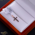 Rose gold cross pendant #69286