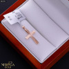 Rose gold cross pendant #69291