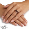Rose gold women's ring #65613