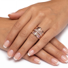 Rose gold women's ring #65681