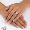 Rose gold women's ring #65720