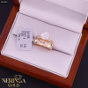 Rose gold women's ring #61003