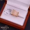 Rose gold women's ring #61004