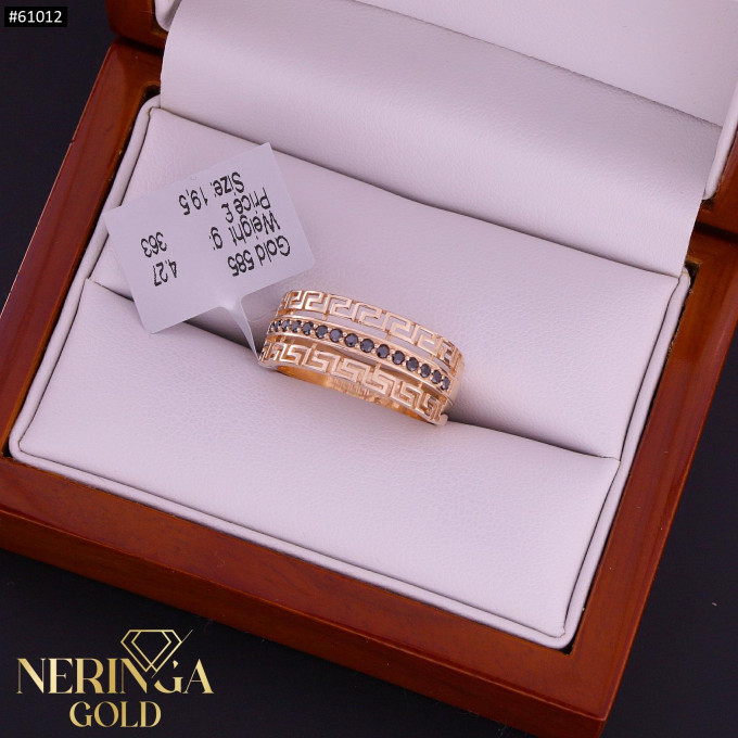 Rose gold women's ring #61012 Rose gold women's ring #61012