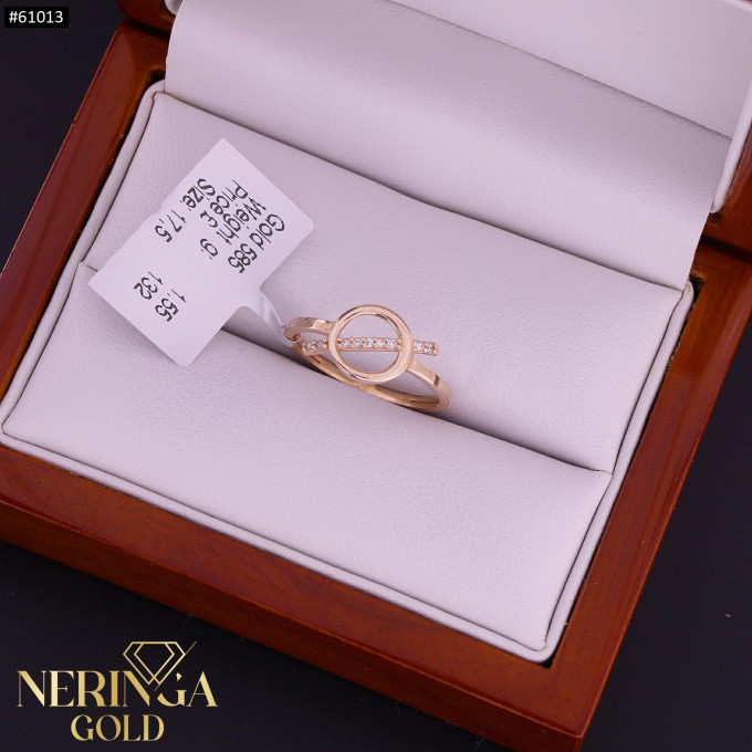 Rose gold women's ring #61013 Rose gold women's ring #61013