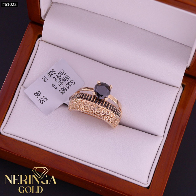 Rose gold women's ring #61022 Rose gold women's ring #61022