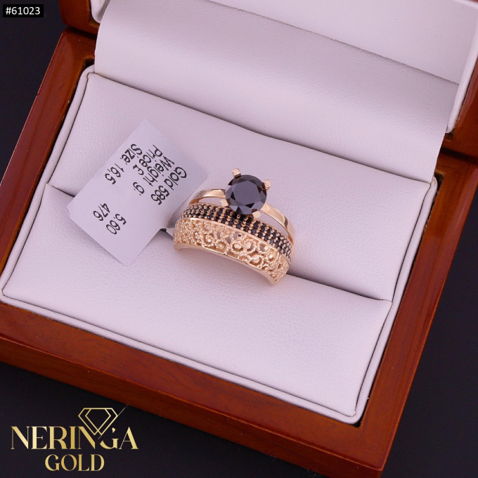 Rose gold women's ring #61023 Rose gold women's ring #61023