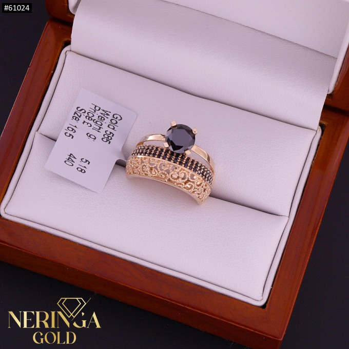 Rose gold women's ring #61024 Rose gold women's ring #61024