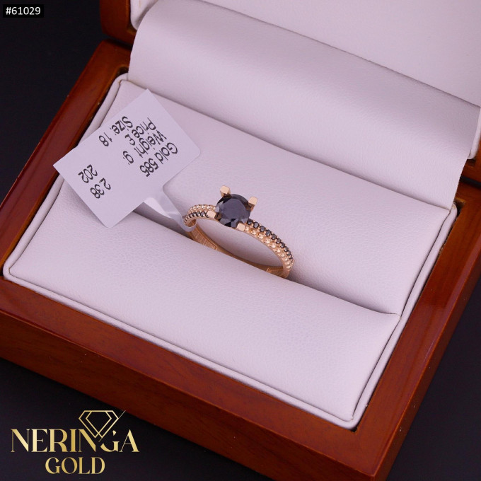 Rose gold women's ring #61029 Rose gold women's ring #61029