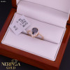 Rose gold women's ring #61035
