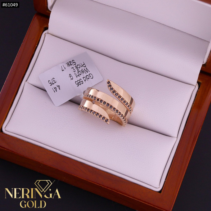 Rose gold women's ring #61049 Rose gold women's ring #61049