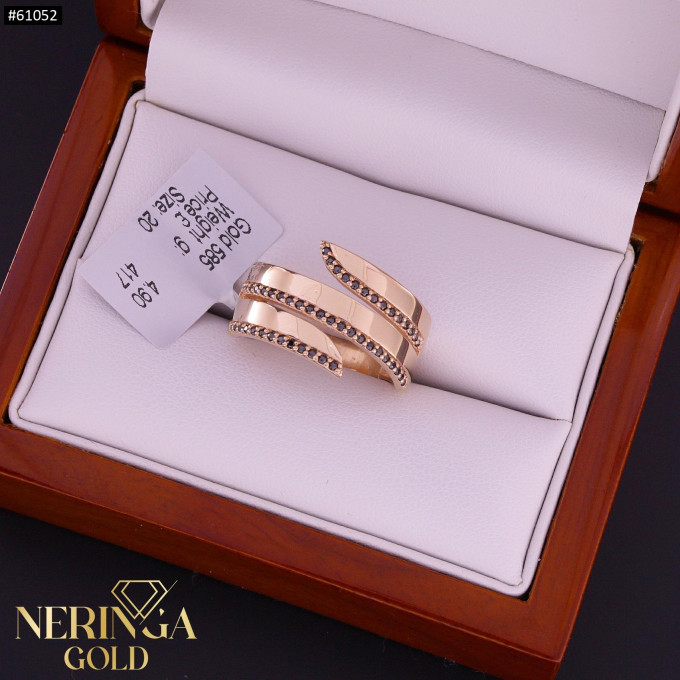 Rose gold women's ring #61052 Rose gold women's ring #61052