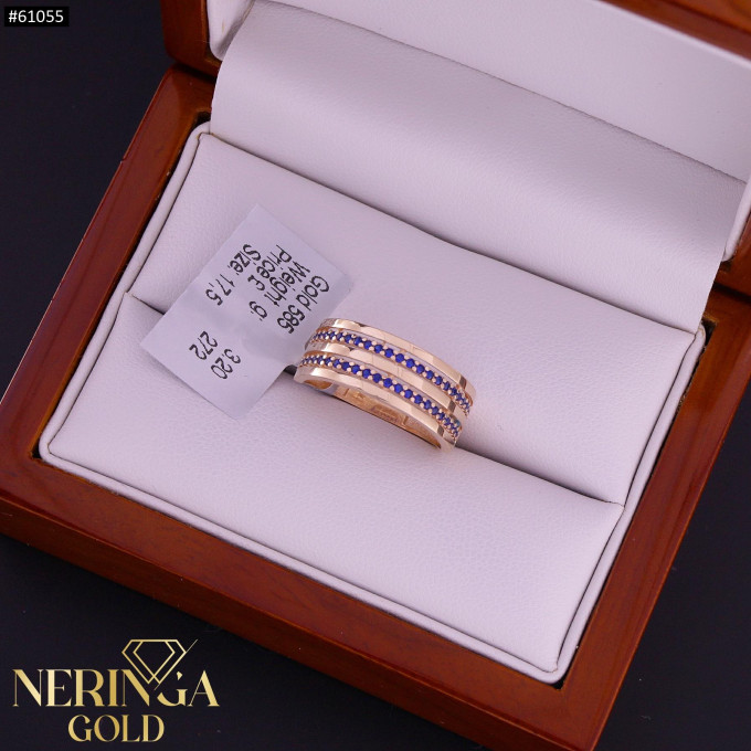 Rose gold women's ring #61055 Rose gold women's ring #61055