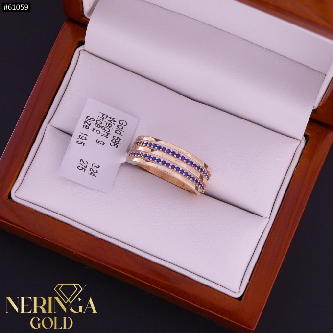 Rose gold women's ring #61059 Rose gold women's ring #61059