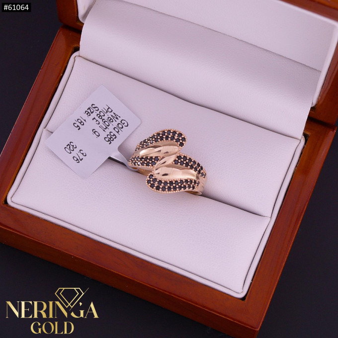 Rose gold women's ring #61064 Rose gold women's ring #61064