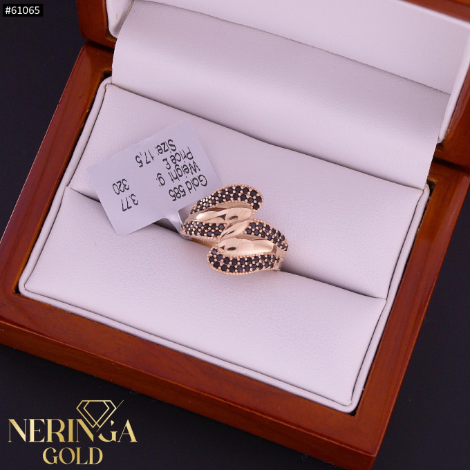 Rose gold women's ring #61065 Rose gold women's ring #61065