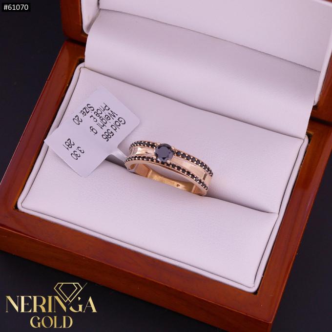Rose gold women's ring #61070 Rose gold women's ring #61070