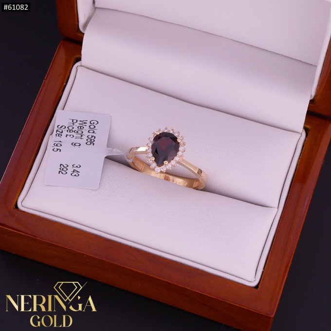 Rose gold women's ring #61082 Rose gold women's ring #61082
