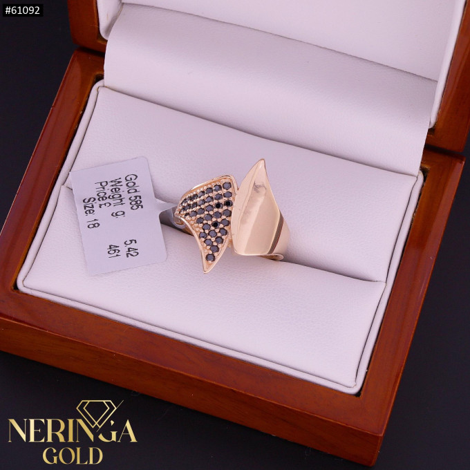 Rose gold women's ring #61092 Rose gold women's ring #61092