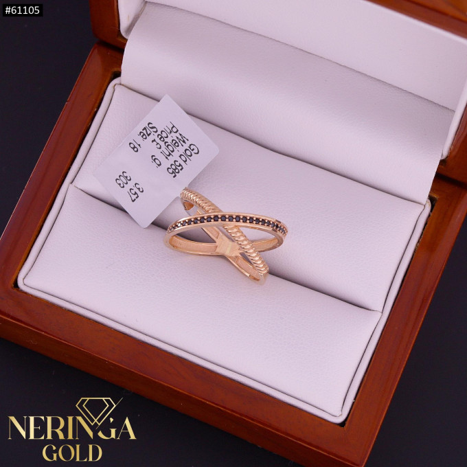 Rose gold women's ring #61105 Rose gold women's ring #61105