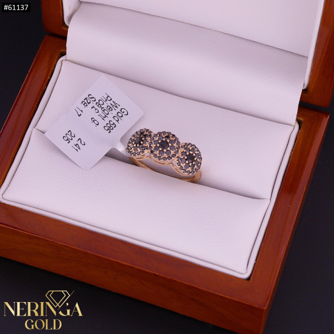 Rose gold women's ring #61137 Rose gold women's ring #61137