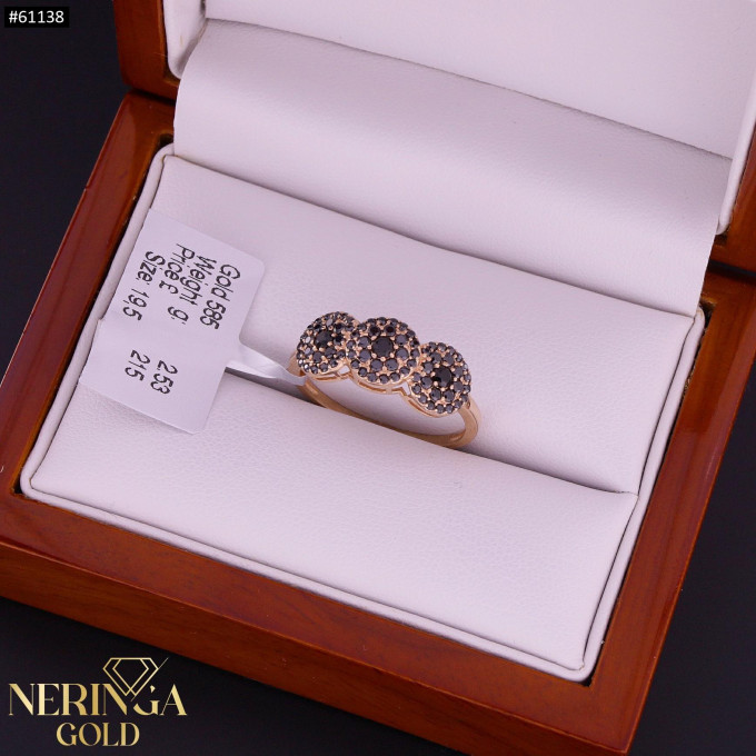 Rose gold women's ring #61138 Rose gold women's ring #61138