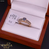 Rose gold women's ring #61164