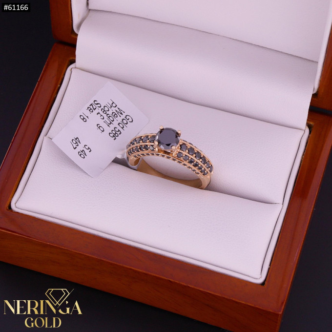 Rose gold women's ring #61166 Rose gold women's ring #61166