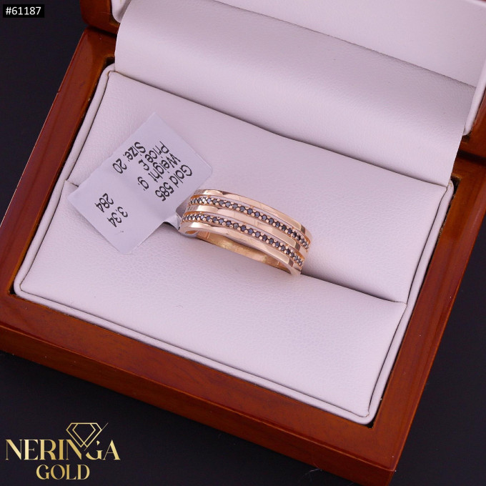 Rose gold women's ring #61187 Rose gold women's ring #61187