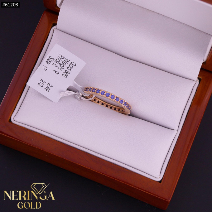 Rose gold women's ring #61203 Rose gold women's ring #61203