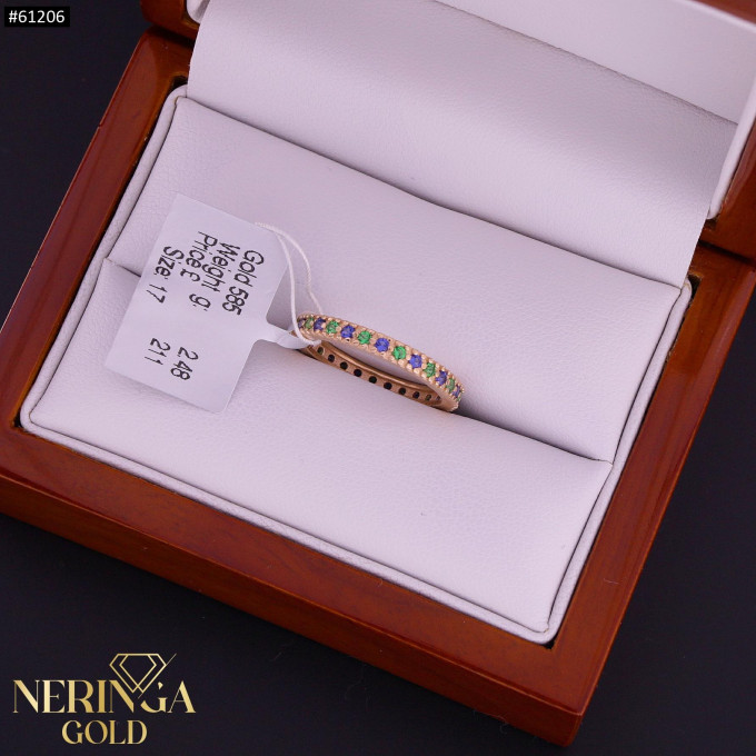 Rose gold women's ring #61206 Rose gold women's ring #61206