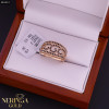 Rose gold women's ring #61213