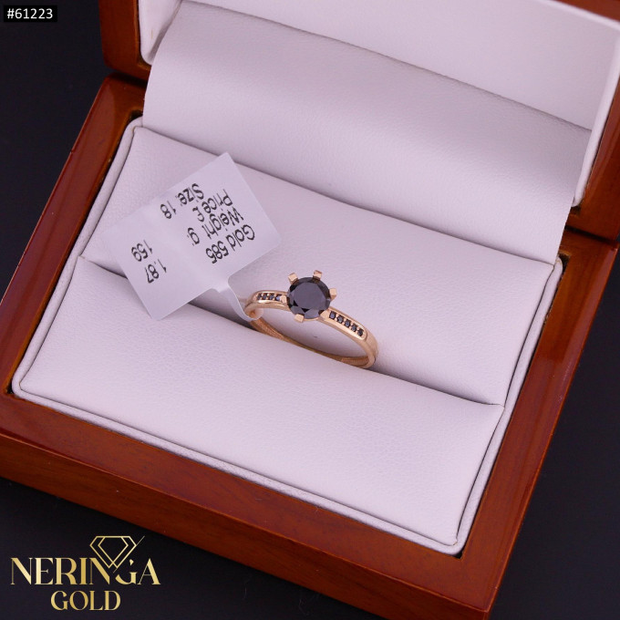 Rose gold women's ring #61223 Rose gold women's ring #61223