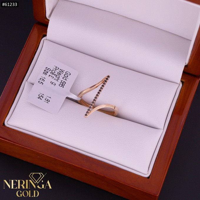 Rose gold women's ring #61233 Rose gold women's ring #61233