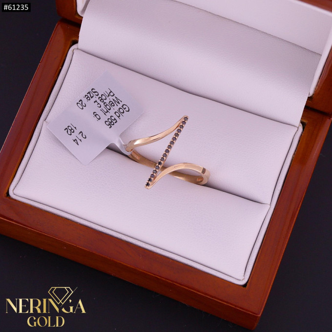 Rose gold women's ring #61235 Rose gold women's ring #61235