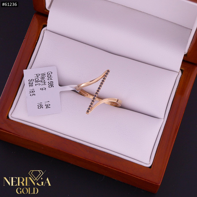 Rose gold women's ring #61236 Rose gold women's ring #61236