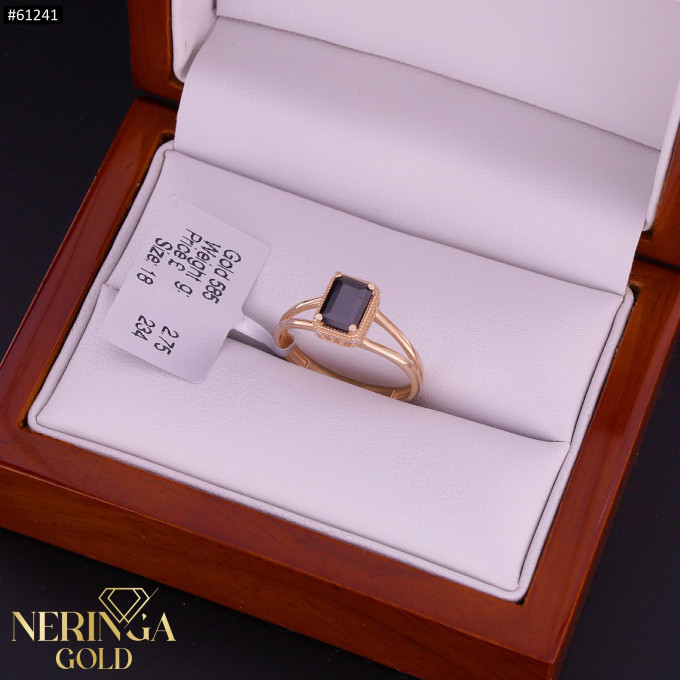 Rose gold women's ring #61241 Rose gold women's ring #61241