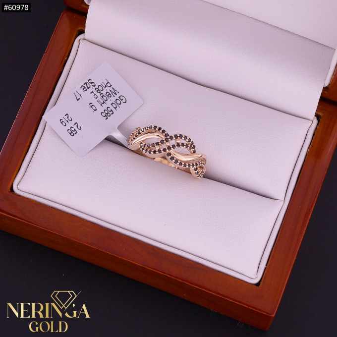 Rose gold women's ring #60978 Rose gold women's ring #60978