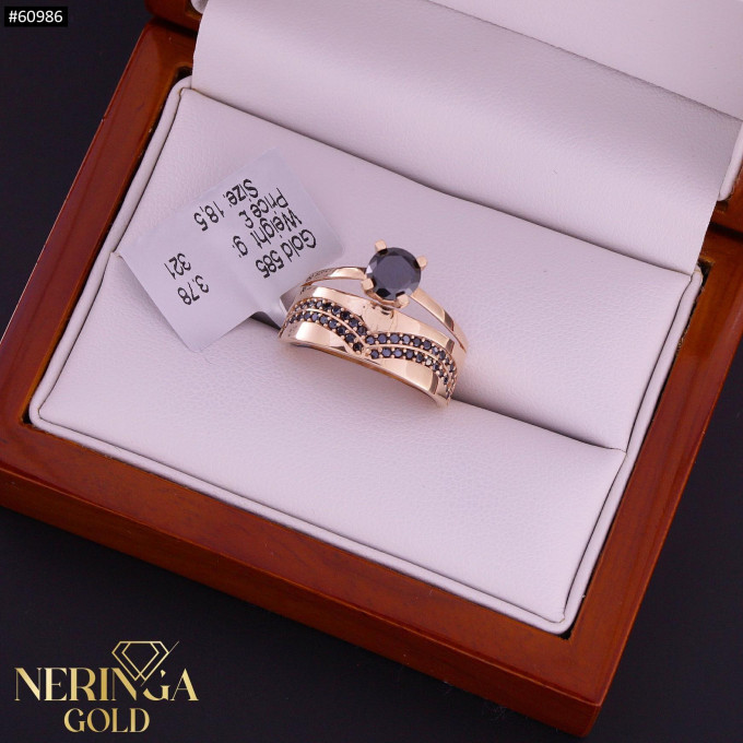 Rose gold women's ring #60986 Rose gold women's ring #60986