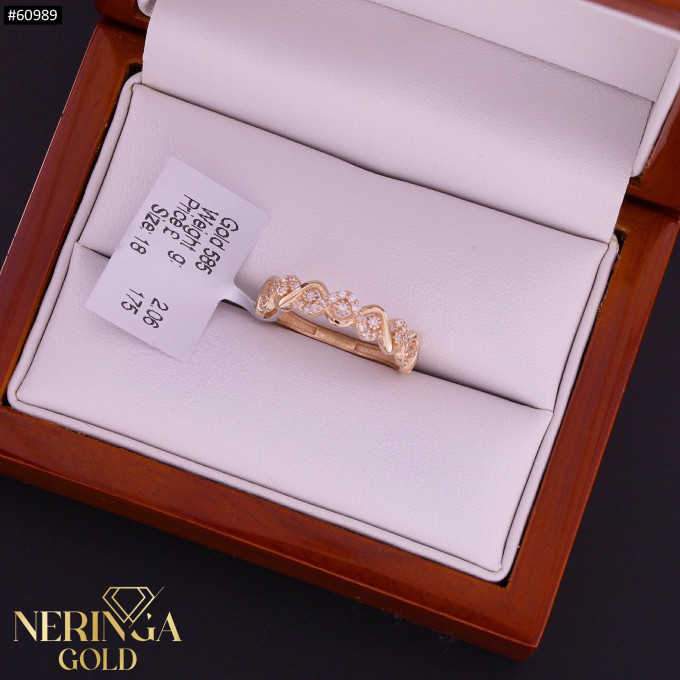 Rose gold women's ring #60989 Rose gold women's ring #60989