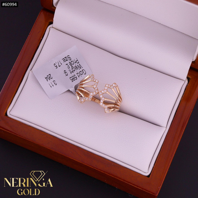 Rose gold women's ring #60994 Rose gold women's ring #60994