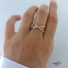 Rose gold women's ring #61397 Rose gold women's ring #61397
